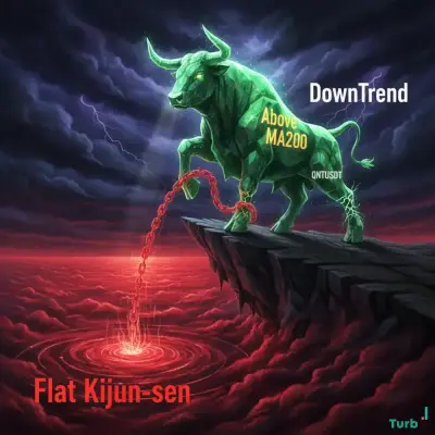 QNTUSDT Analysis (Nov 16, 2025): A Bull Trap in the Making? Key Ichimoku Sell Signal Triggered!