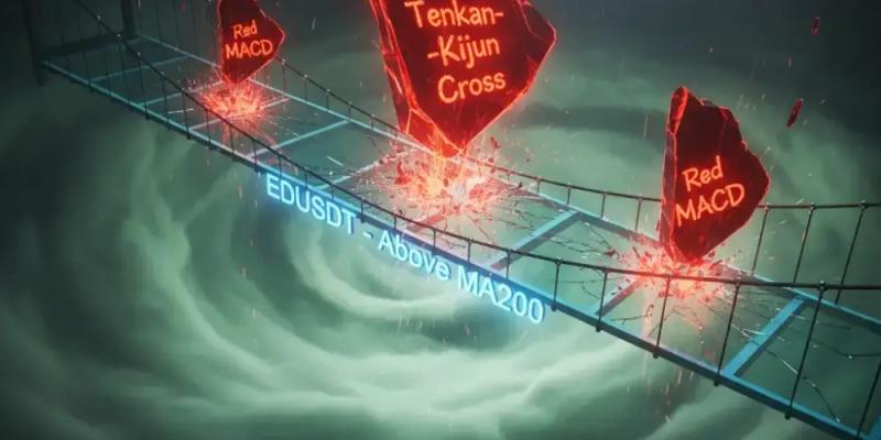 EDUUSDT Analysis (Nov 16, 2025): A Deceptive Rally? Ichimoku Sell Signal Flashes Red!